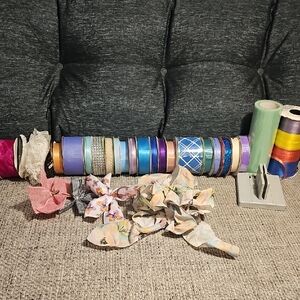 Colorful Ribbon and Bow Set